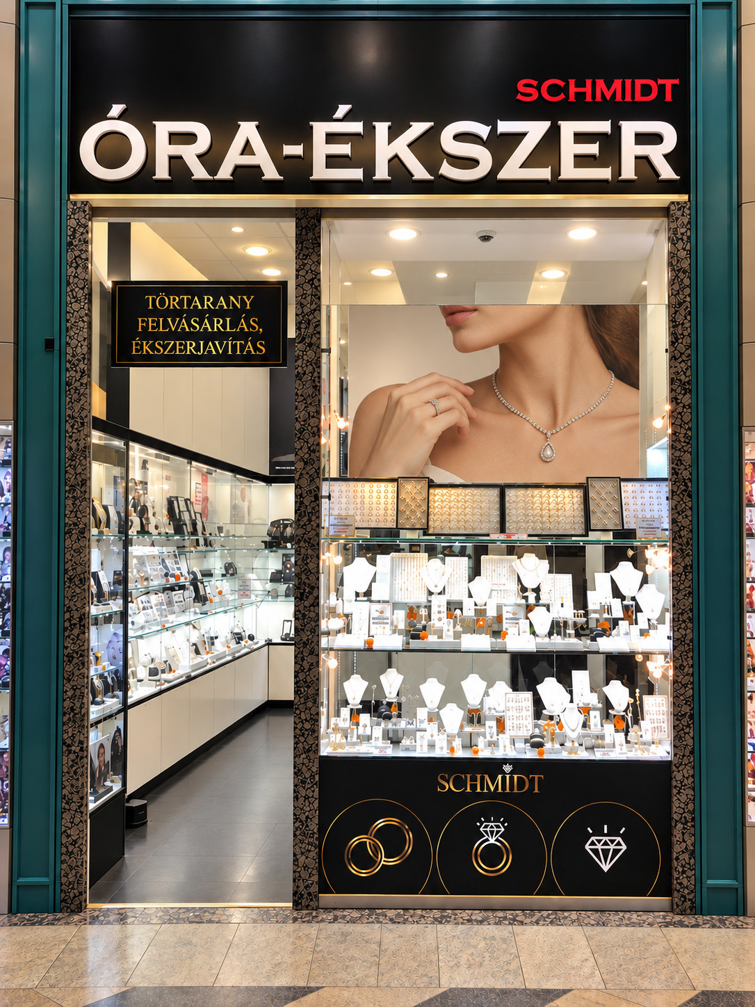 Schmidt - Óra - Ékszer: Westend City Center, Arany János Krt 23.